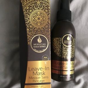 Moroccan Gold leave in hair mask